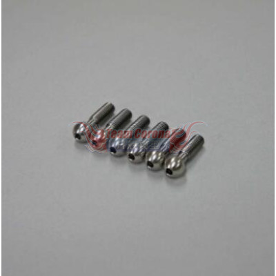 Mugen H0187/2 Titanium King Pin Ball (6pcs) for MRX7